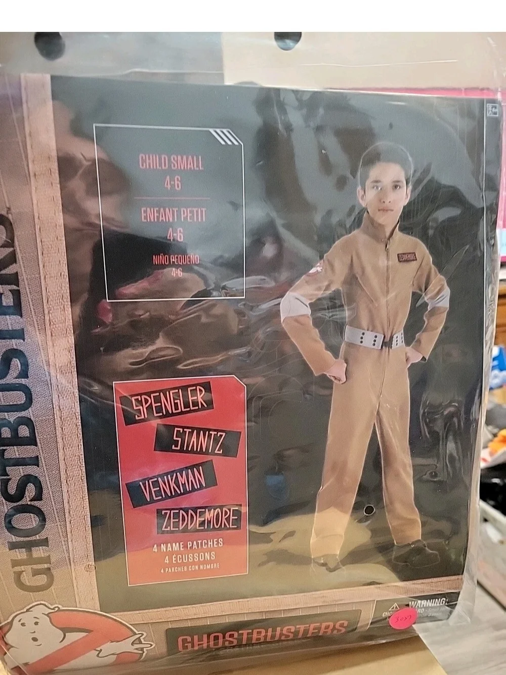 Ghostbusters Classic Brown Suit  Halloween Child Costume Size Child Small #3057